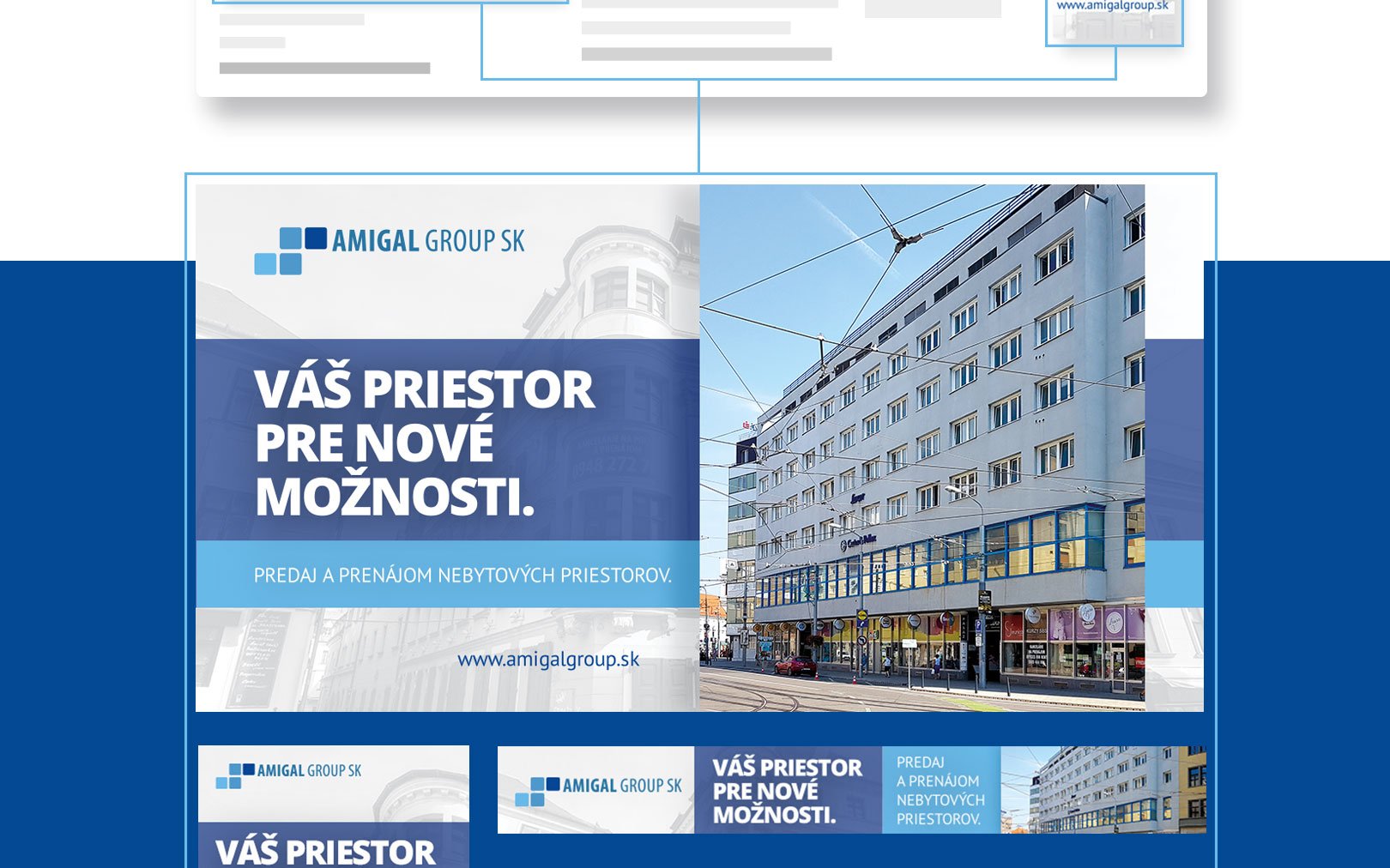 Amigal Group - online kampaň