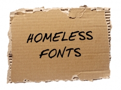HomelessFONTS - Dobrý nápad s veľkým posolstvom